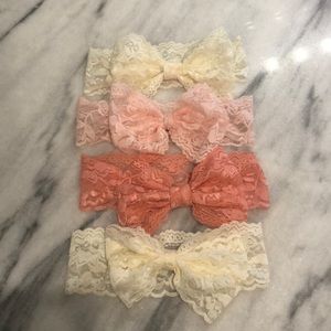 Baby girl lace bows